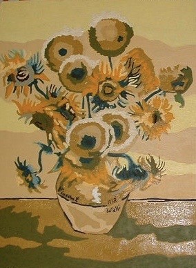Vincent ala Walli, 2010
Paint-by-Number
9"W x 12"H, Walli White, artist