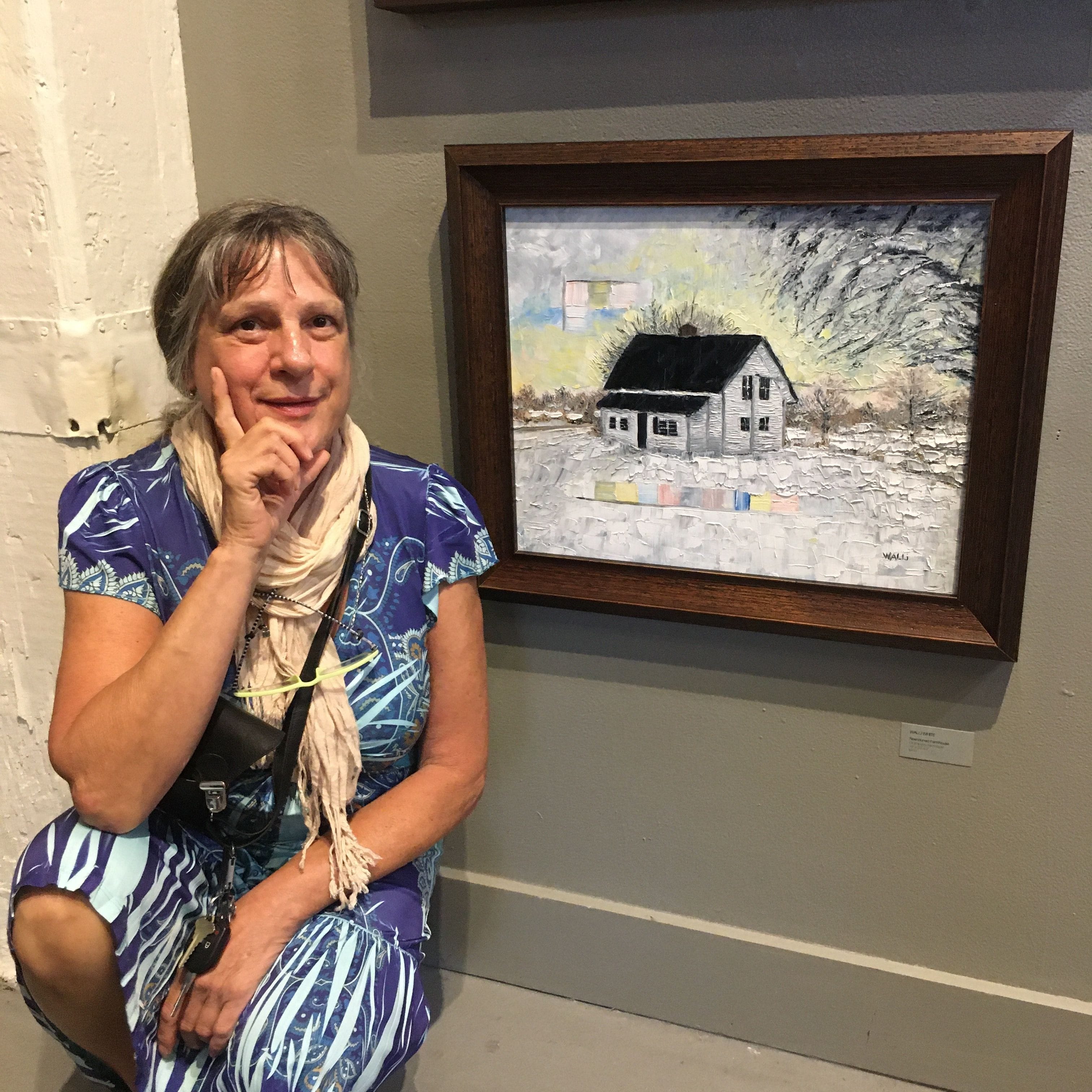Abandoned Farmhouse (2022)
2023 AZ Gallery Exhibit, Walli White, artist